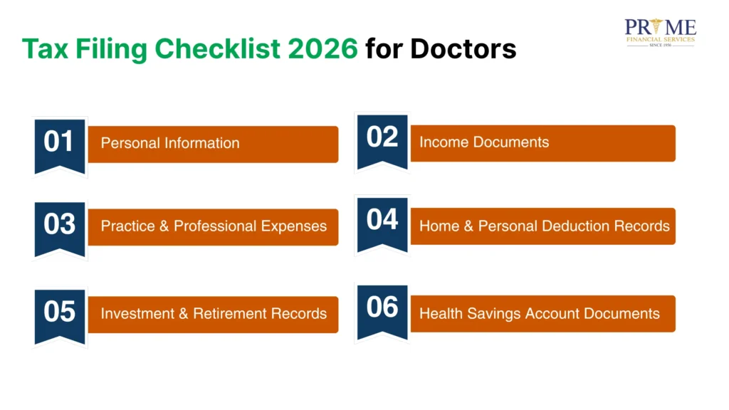 Tax Filing Checklist 2026 for Doctors